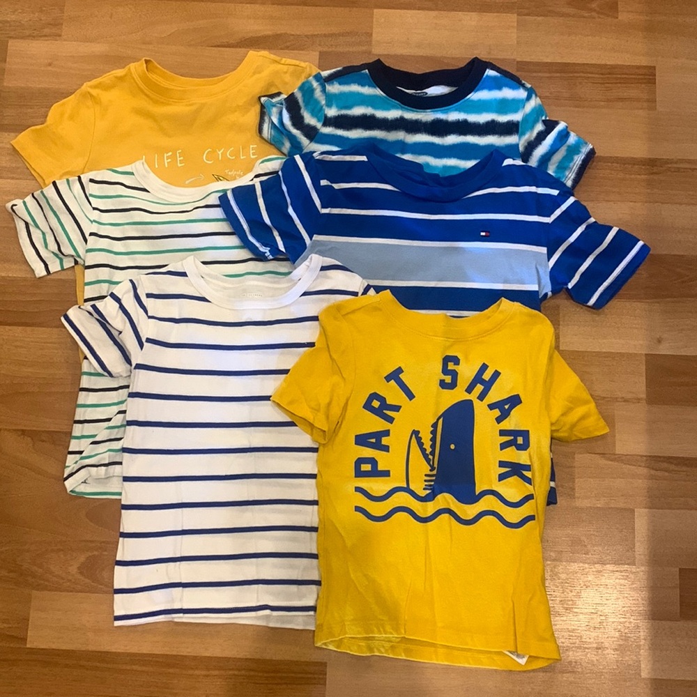 Size 5T t shirts. Smoke free home.